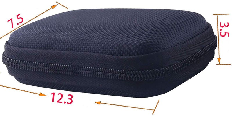 WERJIA Hard EVA Travel Case for Sony Wi-Xb400/Wi-C200/ WI-C310 Wireless in-Ear Headphones. Earphone Carrying Case MP3 Player Case Headphone Small Storage Pouch - Image 3